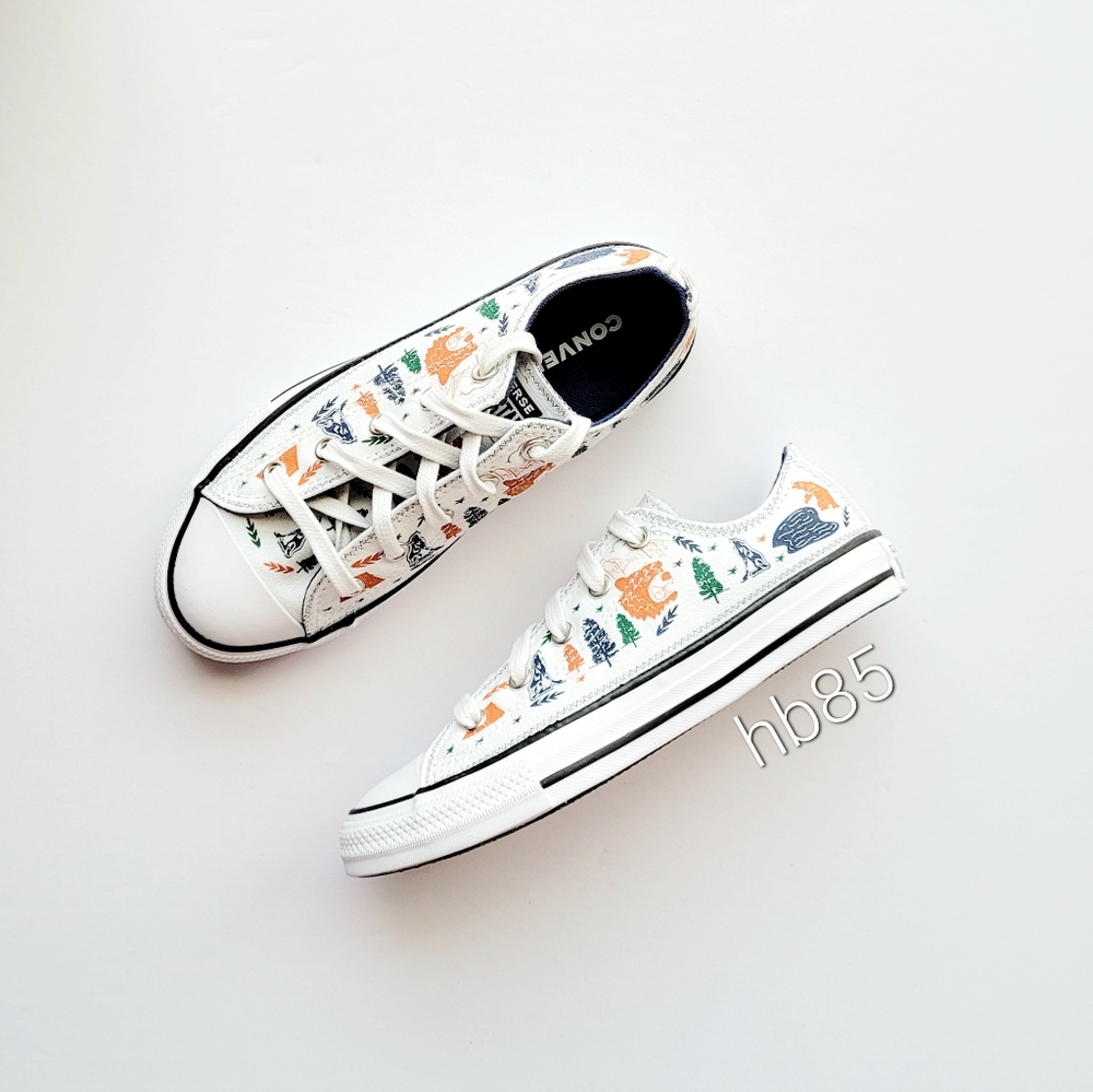 Converse CTAS OX "Camping" White Midnight Navy Youth 2